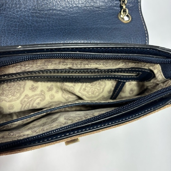 Simply Noelle Purse Classic Crossbody Chain Strap Two Tone Storage Academia - Picture 6 of 7